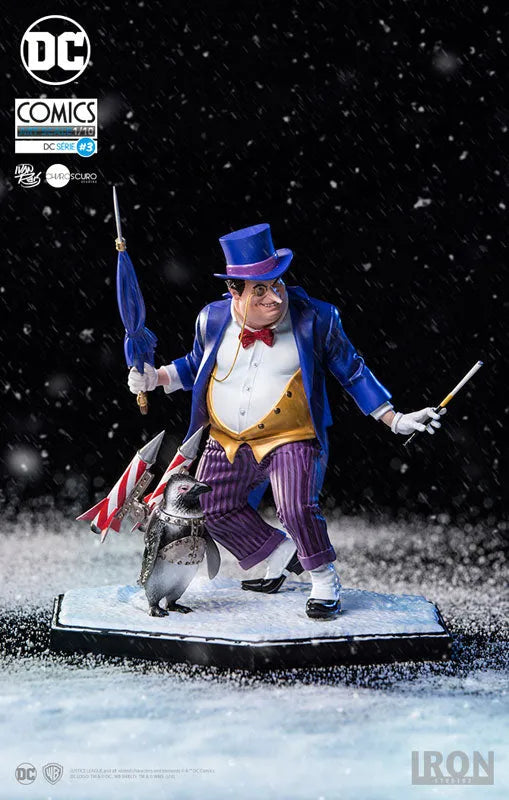 DC Comics - Penguin Deluxe 1/10 Art Scale Statueㅤ – IRON STUDIOS – ActionFigure Brasil