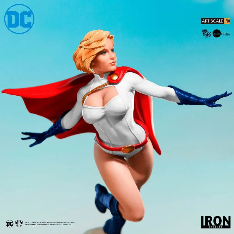 DC Comics / Powergirl 1/10 Art Scale Statueㅤ – Iron Studios – ActionFigure Brasil