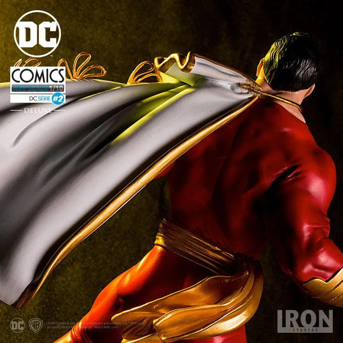 DC Comics - Shazam & Billy Batson 1/10 Art Scale Statueㅤ – IRON STUDIOS/豆魚雷 – ActionFigure Brasil