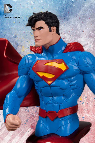 DC Comics Super Heroes Bust - Supermanㅤ – DC Collectibles – ActionFigureBrasil — ângulo diferente