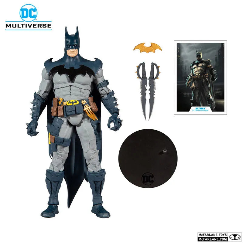 DC Multiverse 7 Inch, Action Figure #049 Batman (Blue Suit/ .McFarlane Ver.)ㅤ – McFarlane Toys – ActionFigure Brasil