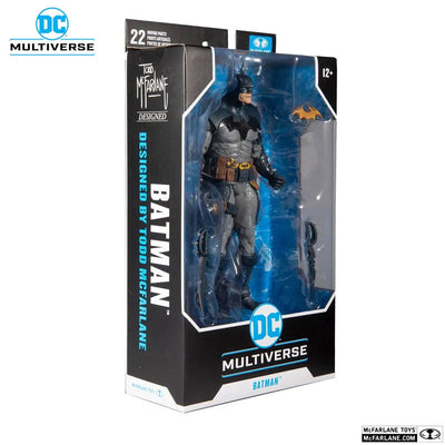 DC Multiverse 7 Inch, Action Figure #049 Batman (Blue Suit/ .McFarlane Ver.)ㅤ – McFarlane Toys – ActionFigureBrasil — com base expositora