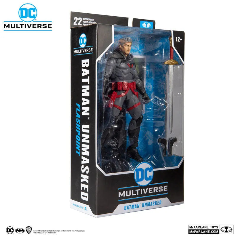 DC Multiverse 7 Inch, Action Figure #052 Batman (No Mask) [Comic/Flashpoint]ㅤ – McFarlane Toys – ActionFigure Brasil
