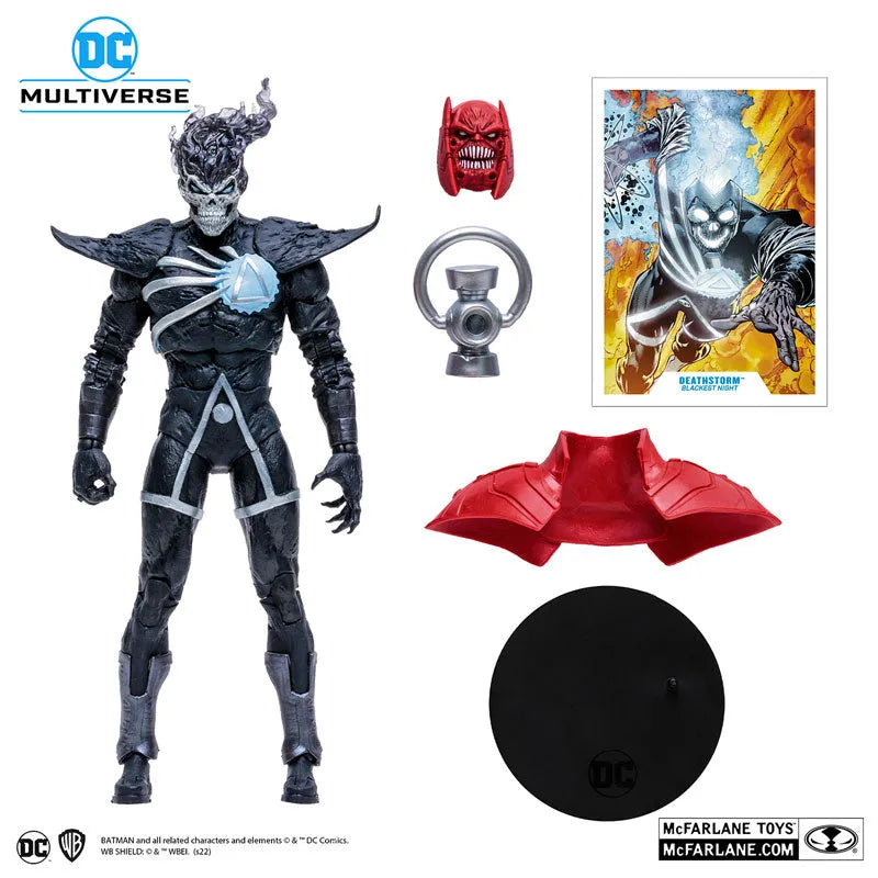 DC Multiverse 7 Inch, Action Figure #158 Deathstorm [Comic/Blackest Night]ㅤ – McFarlane Toys – ActionFigureBrasil