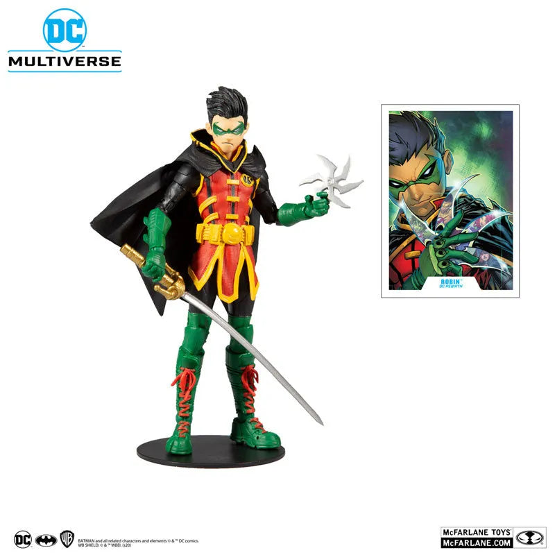 DC Multiverse 7 Inch Action Figure Robin (Damian Wayne) [Comic/Teen Titans]ㅤ – McFarlane Toys – ActionFigure Brasil
