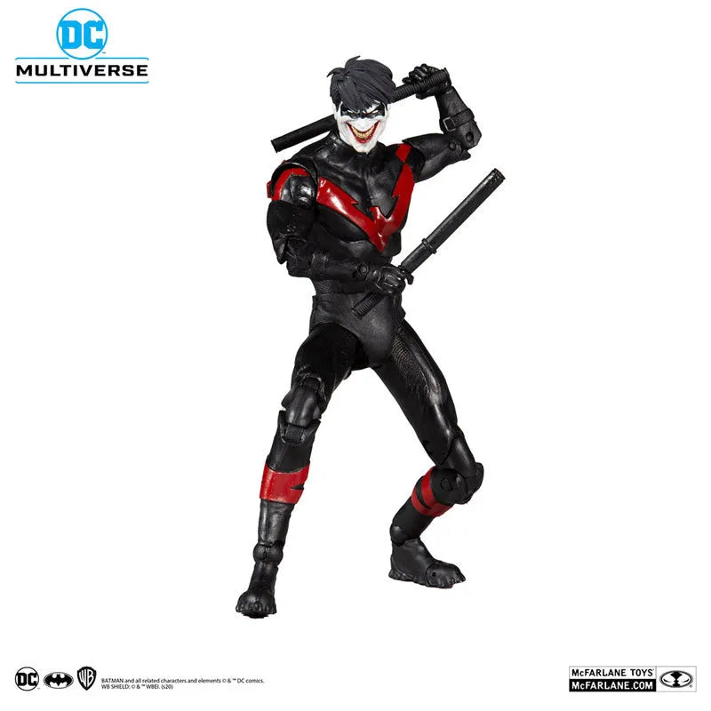 DC Multiverse Action Figure #050 Nightwing, Joker [Comic/Death of the Family]ㅤ – McFarlane Toys – ActionFigure Brasil