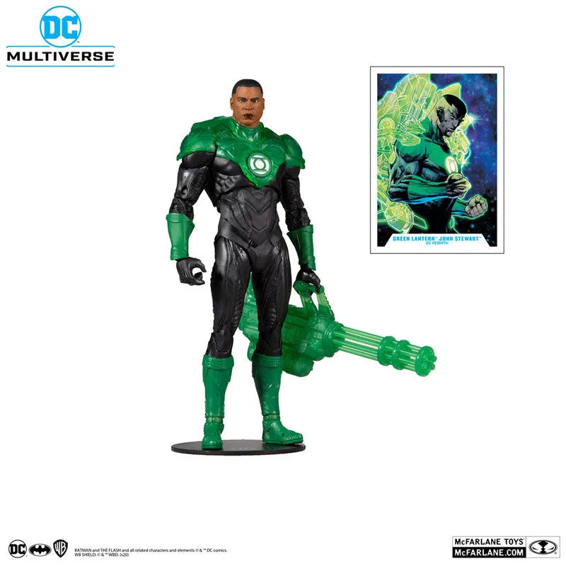 DC Multiverse Action Figure #053 Green Lantern (John Stewart) [Comic/DC Rebirth]ㅤ – McFarlane Toys – ActionFigure Brasil