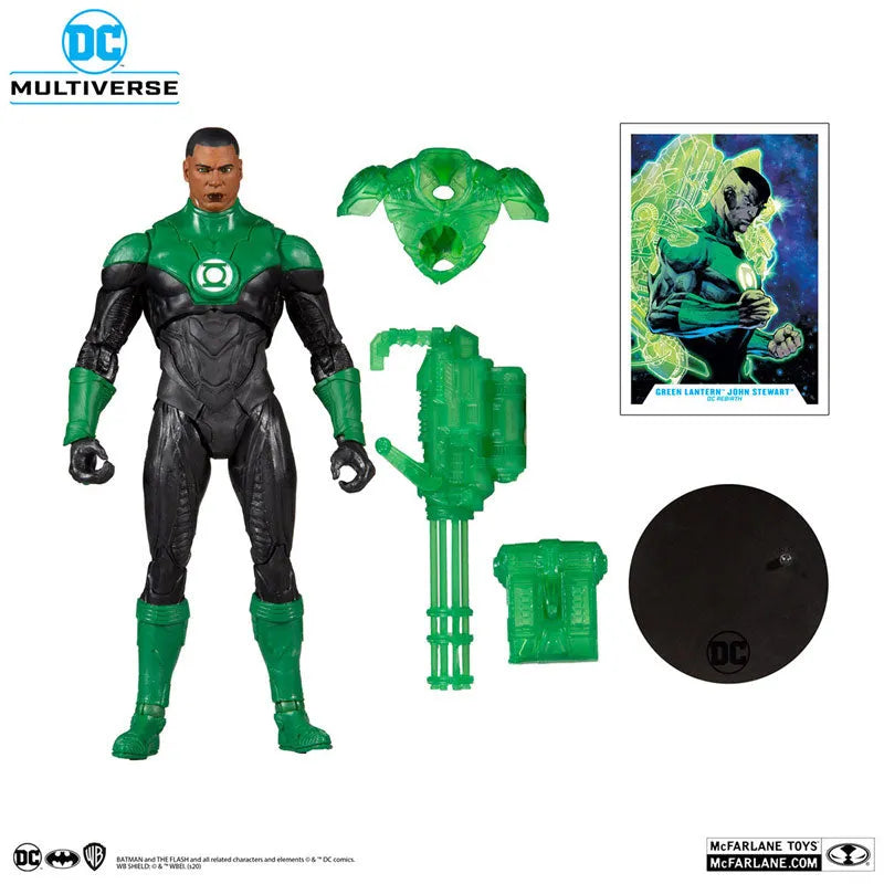 DC Multiverse Action Figure #053 Green Lantern (John Stewart) [Comic/DC Rebirth]ㅤ – McFarlane Toys – ActionFigure Brasil