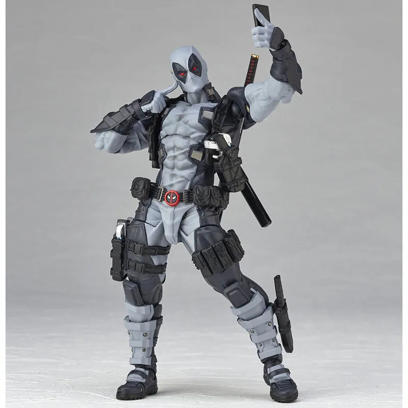 Deadpool - Amazing Yamaguchi No.025EX - Ver.2.0, X-FORCE color ver. (Kaiyodo)ㅤ – Kaiyodo – ActionFigureBrasil