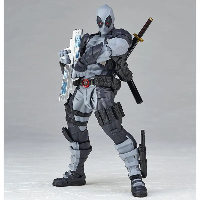 Deadpool - Amazing Yamaguchi No.025EX - Ver.2.0, X-FORCE color ver. (Kaiyodo)ㅤ – Kaiyodo – ActionFigureBrasil