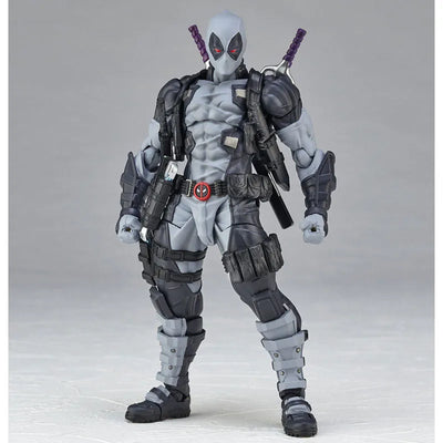 Deadpool - Amazing Yamaguchi No.025EX - Ver.2.0, X-FORCE color ver. (Kaiyodo)ㅤ – Kaiyodo – ActionFigureBrasil — ângulo diferente
