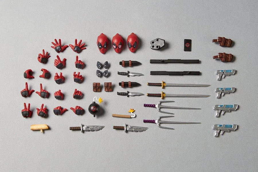 Deadpool - Amazing Yamaguchi - Revoltech - Ver. 2.5 (Kaiyodo)ㅤ – Kaiyodo – ActionFigureBrasil