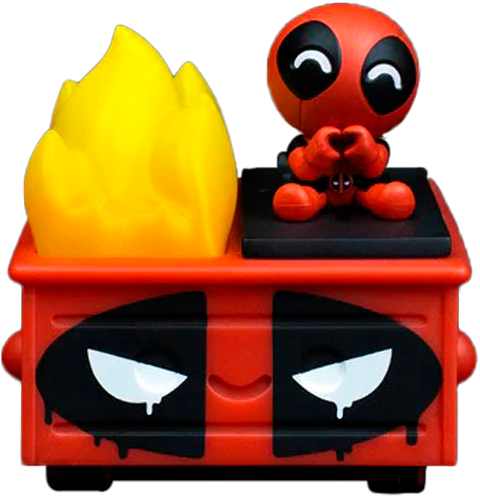 Deadpool Dumpster Fire – 100% Soft – ActionFigure Brasil