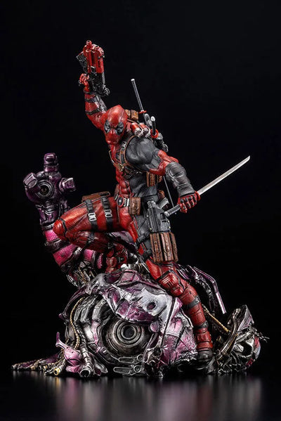 Deadpool - Fine Art Statue - Fine Art Statue Signature Series - 1/6 (Kotobukiya)ㅤ – Kotobukiya – ActionFigureBrasil — ângulo diferente