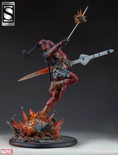 Deadpool Heat-Seeker - LIMITED EDITION: 2500 (Exclusive) – Sideshow Collectibles – ActionFigure Brasil — close