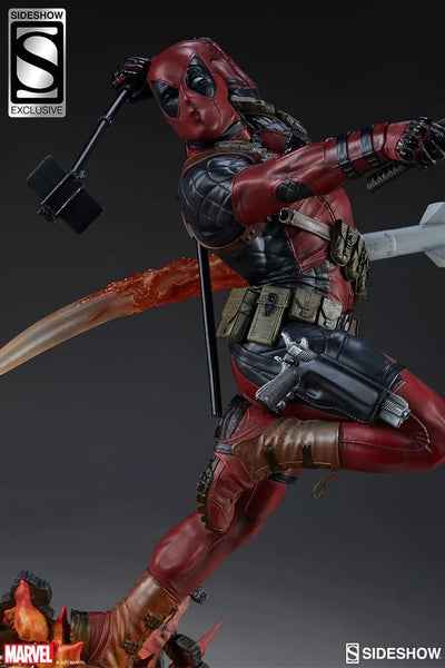 Deadpool Heat-Seeker - LIMITED EDITION: 2500 (Exclusive) – Sideshow Collectibles – ActionFigure Brasil — iluminação de estúdio