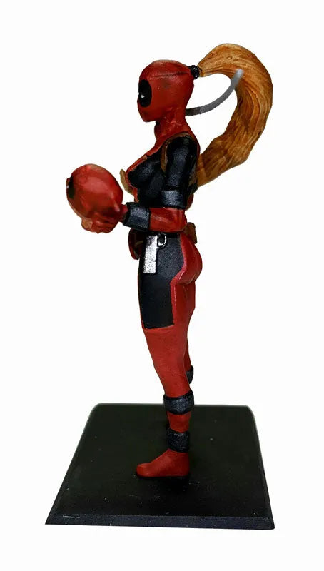 Deadpool - Lady Deadpool with Headpool 1/32 Metal Miniature 408164ㅤ – Factory Entertainment – ActionFigure Brasil