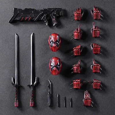 Deadpool - Play Arts Kai - Variant Play Arts Kai (Square Enix)ㅤ – Square Enix – ActionFigure Brasil — ângulo diferente