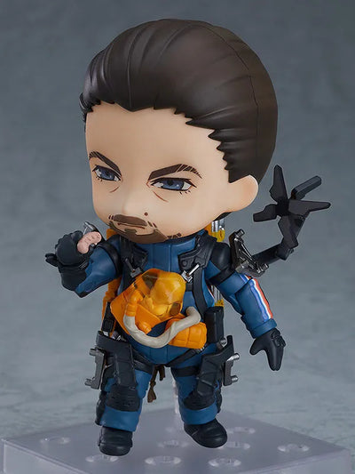 Death Stranding - Sam Bridges - Nendoroid #1282-DX - Great Deliverer Ver. (Good Smile Company)ㅤ – Good Smile Company – ActionFigure Brasil — com base expositora
