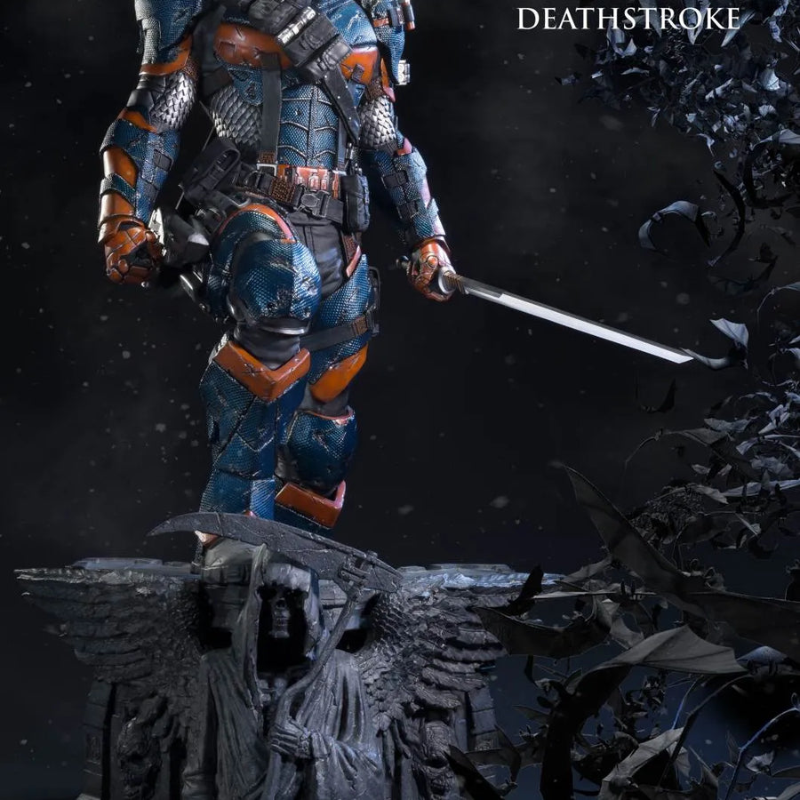Deathstroke (Exclusive Version) Batman: Arkham Origins – Prime1Studio – ActionFigure Brasil