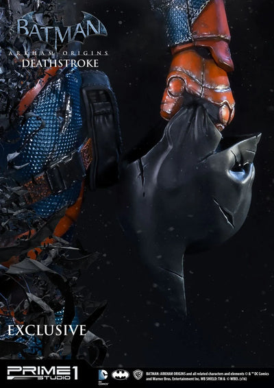 Deathstroke (Exclusive Version) Batman: Arkham Origins – Prime1Studio – ActionFigure Brasil