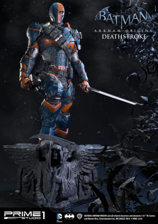 Deathstroke (Regular Version) Batman: Arkham Origins – Prime1Studio – ActionFigure Brasil