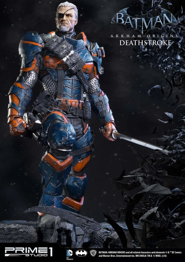 Deathstroke (Regular Version) Batman: Arkham Origins – Prime1Studio – ActionFigure Brasil