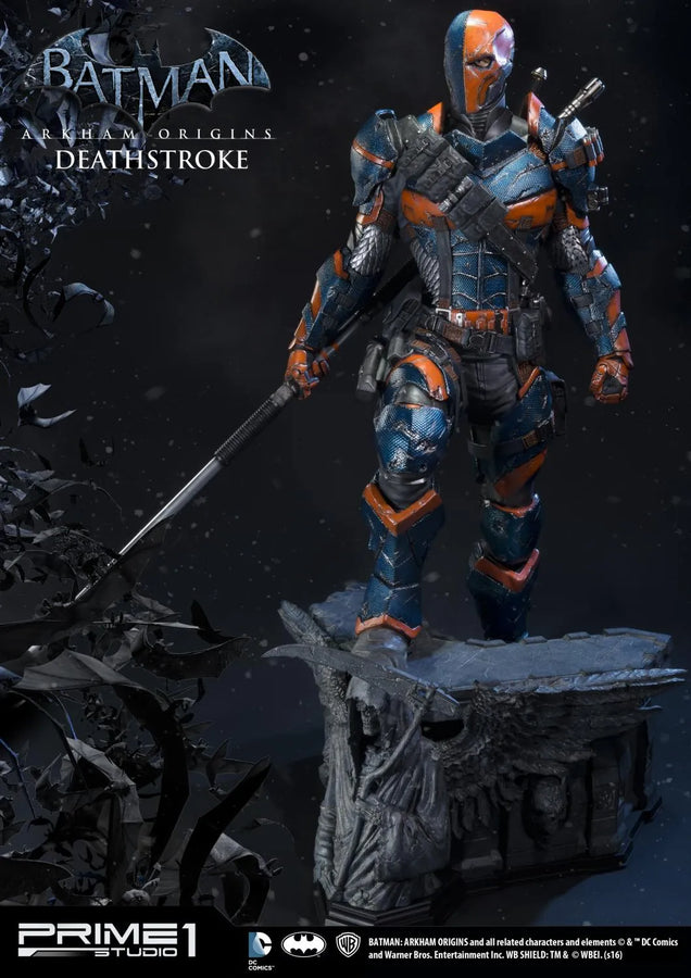 Deathstroke (Regular Version) Batman: Arkham Origins – Prime1Studio – ActionFigure Brasil