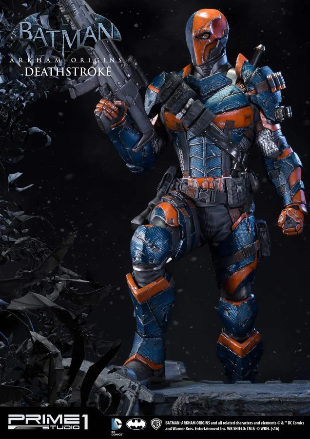 Deathstroke (Regular Version) Batman: Arkham Origins – Prime1Studio – ActionFigure Brasil