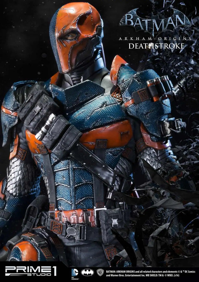 Deathstroke (Regular Version) Batman: Arkham Origins – Prime1Studio – ActionFigure Brasil