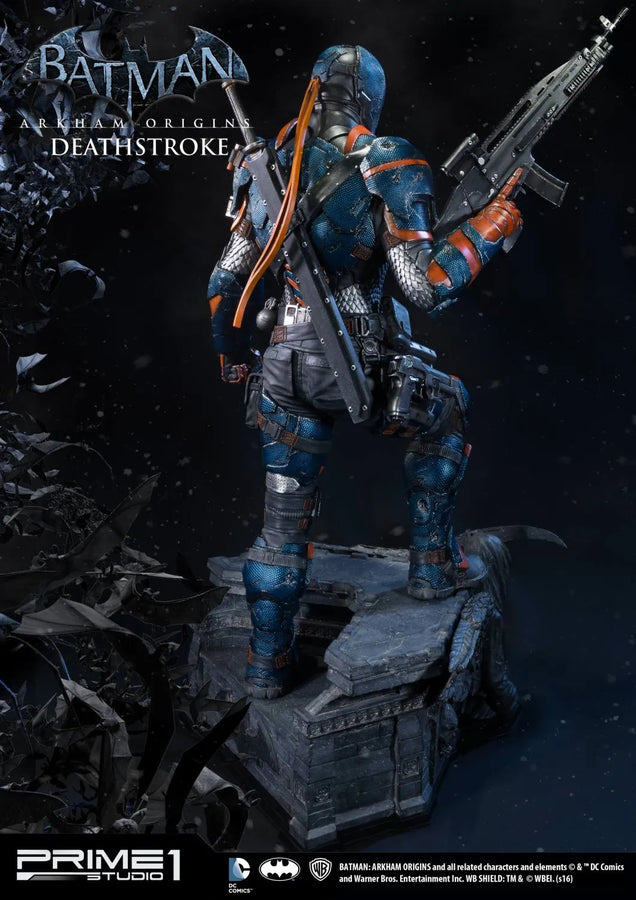 Deathstroke (Regular Version) Batman: Arkham Origins – Prime1Studio – ActionFigure Brasil