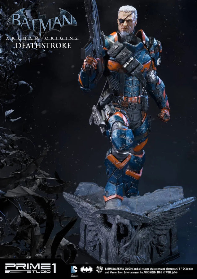 Deathstroke (Regular Version) Batman: Arkham Origins – Prime1Studio – ActionFigure Brasil