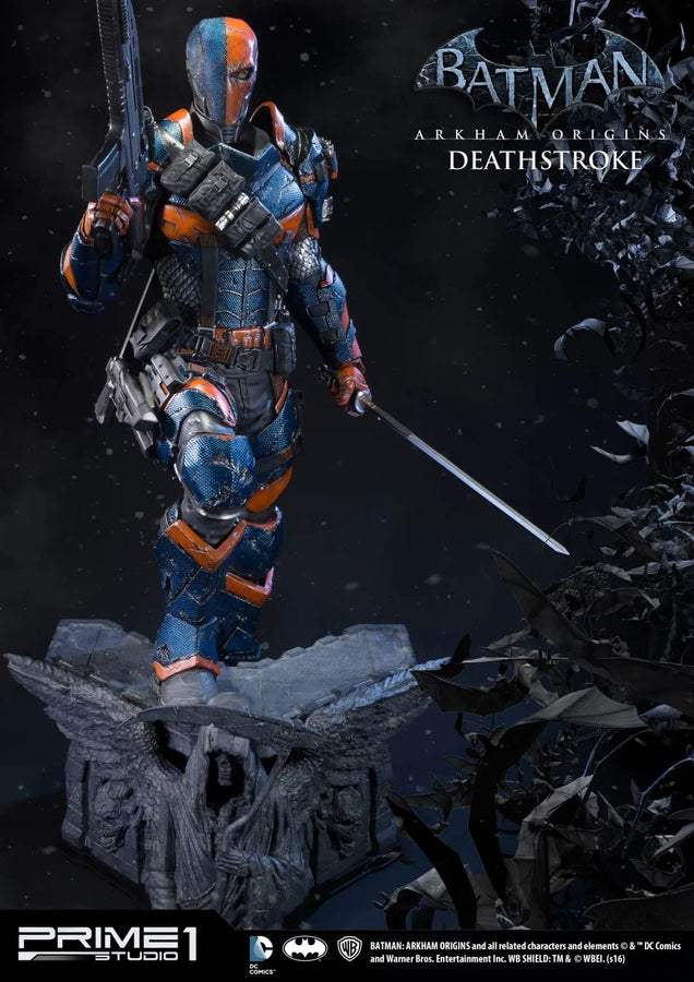 Deathstroke (Regular Version) Batman: Arkham Origins – Prime1Studio – ActionFigure Brasil