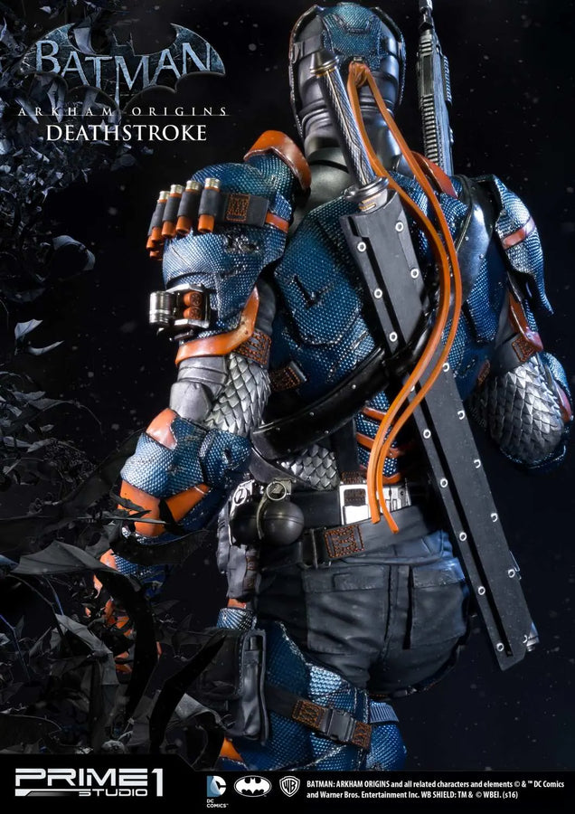 Deathstroke (Regular Version) Batman: Arkham Origins – Prime1Studio – ActionFigure Brasil
