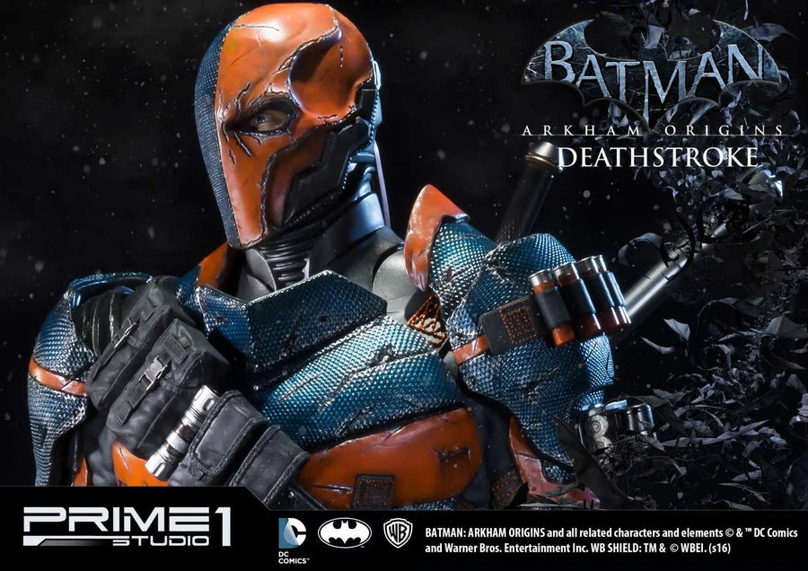 Deathstroke (Regular Version) Batman: Arkham Origins – Prime1Studio – ActionFigure Brasil