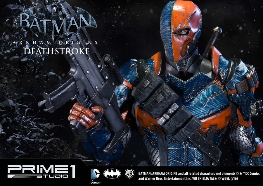 Deathstroke (Regular Version) Batman: Arkham Origins – Prime1Studio – ActionFigure Brasil