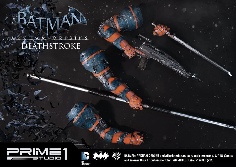 Deathstroke (Regular Version) Batman: Arkham Origins – Prime1Studio – ActionFigure Brasil