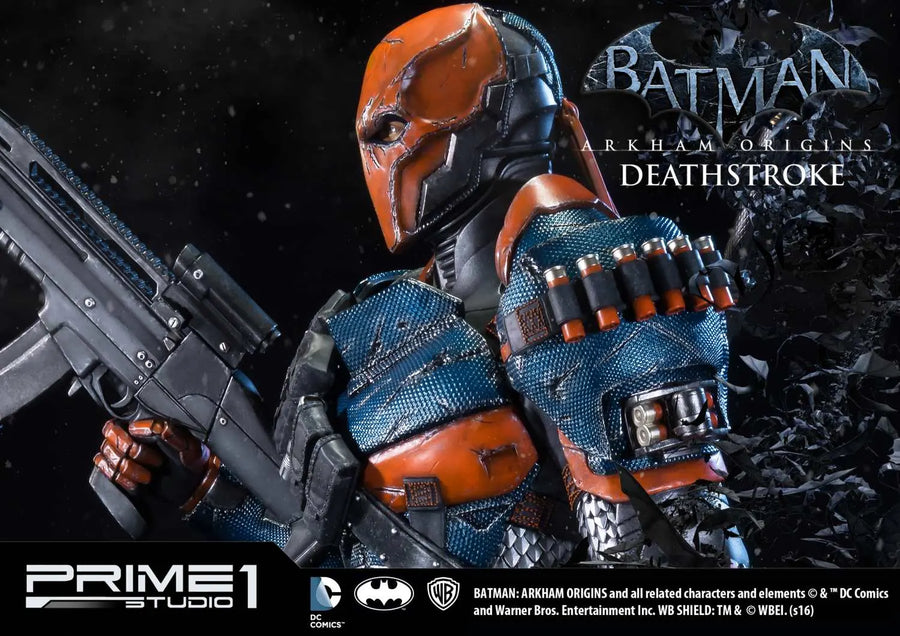 Deathstroke (Regular Version) Batman: Arkham Origins – Prime1Studio – ActionFigure Brasil