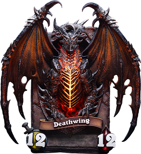 Deathwing 3D Art Frame – HEX Collectibles – ActionFigure Brasil