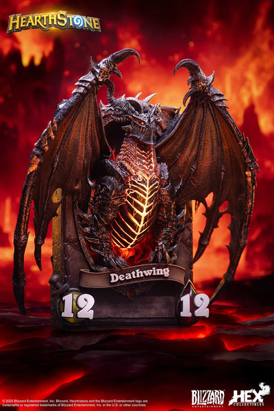 Deathwing 3D Art Frame – HEX Collectibles – ActionFigure Brasil — ângulo diferente