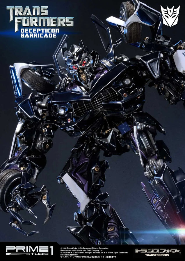Decepticon Barricade (Regular Version) Transformers (Film) – Prime1Studio – ActionFigure Brasil