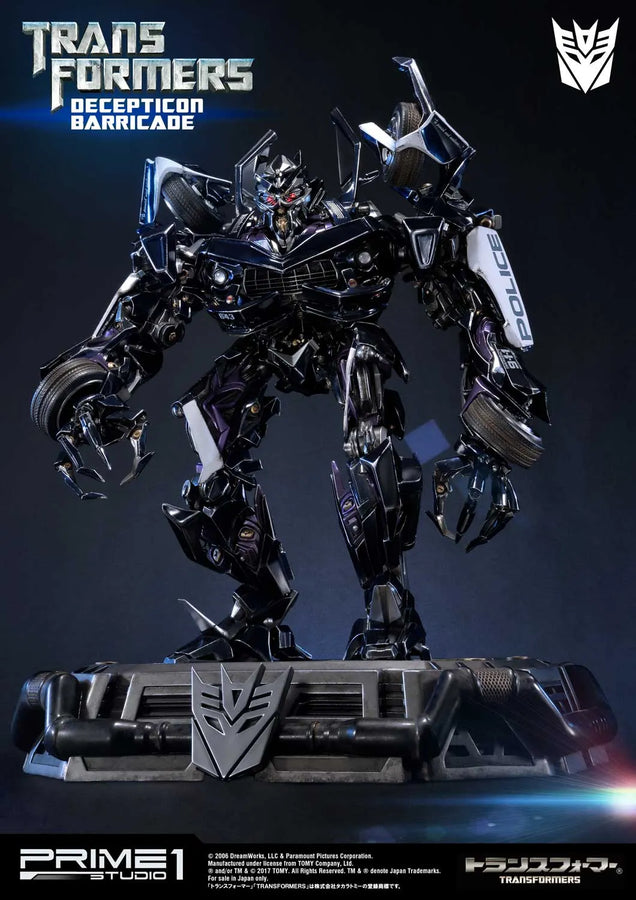 Decepticon Barricade (Regular Version) Transformers (Film) – Prime1Studio – ActionFigure Brasil