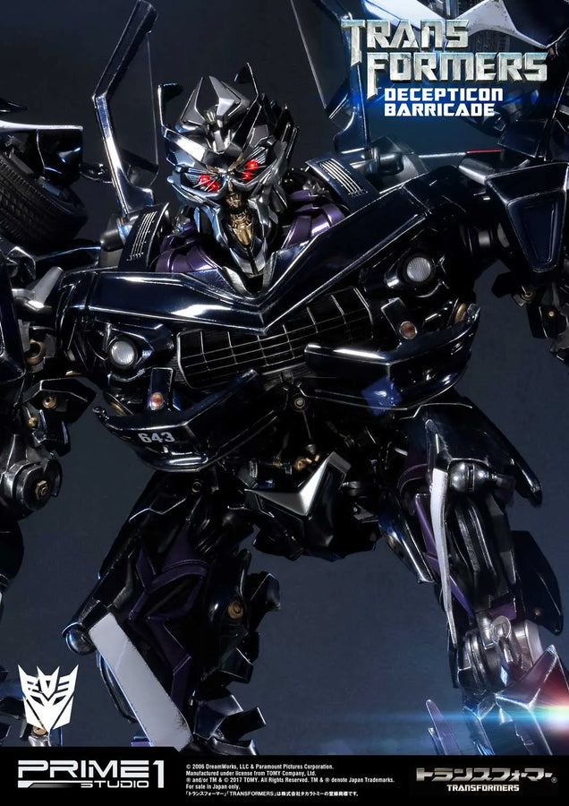Decepticon Barricade (Regular Version) Transformers (Film) – Prime1Studio – ActionFigure Brasil
