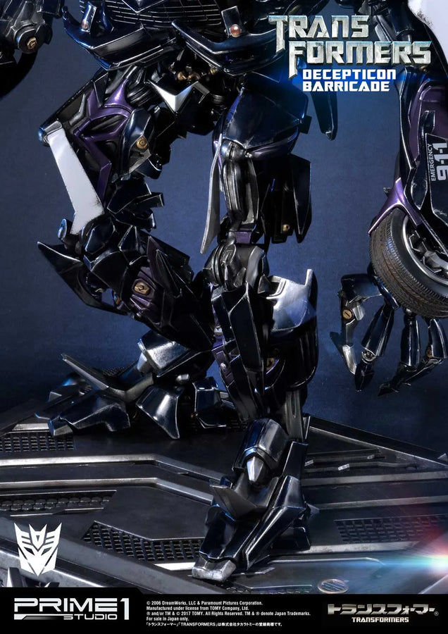 Decepticon Barricade (Regular Version) Transformers (Film) – Prime1Studio – ActionFigure Brasil