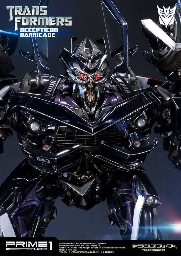 Decepticon Barricade (Regular Version) Transformers (Film) – Prime1Studio – ActionFigure Brasil
