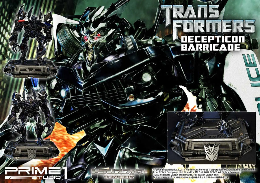 Decepticon Barricade (Regular Version) Transformers (Film) – Prime1Studio – ActionFigure Brasil