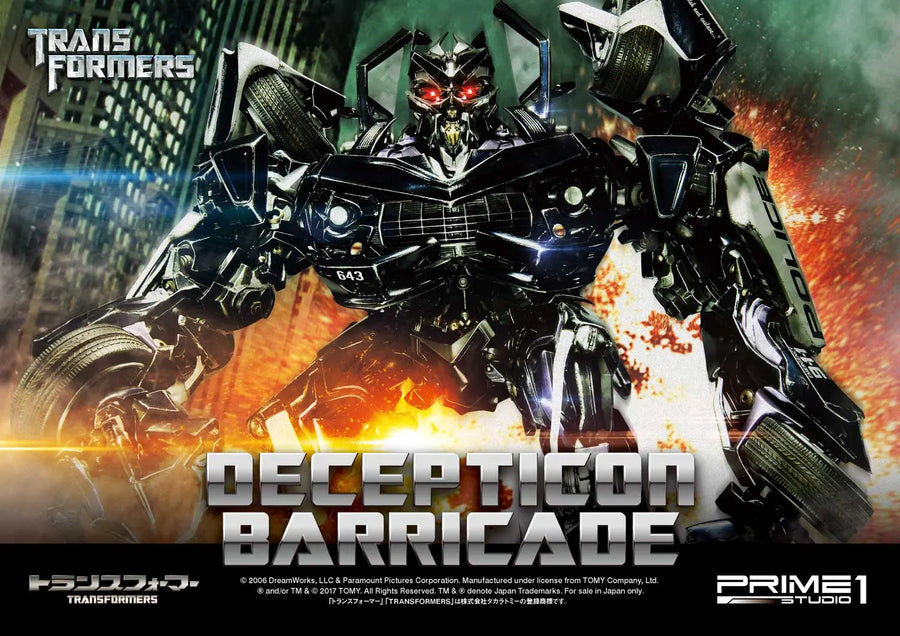 Decepticon Barricade (Regular Version) Transformers (Film) – Prime1Studio – ActionFigure Brasil