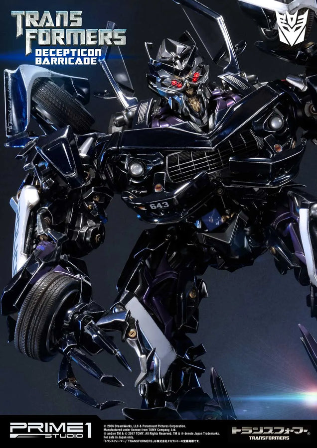 Decepticon Barricade (Regular Version) Transformers (Film) – Prime1Studio – ActionFigure Brasil
