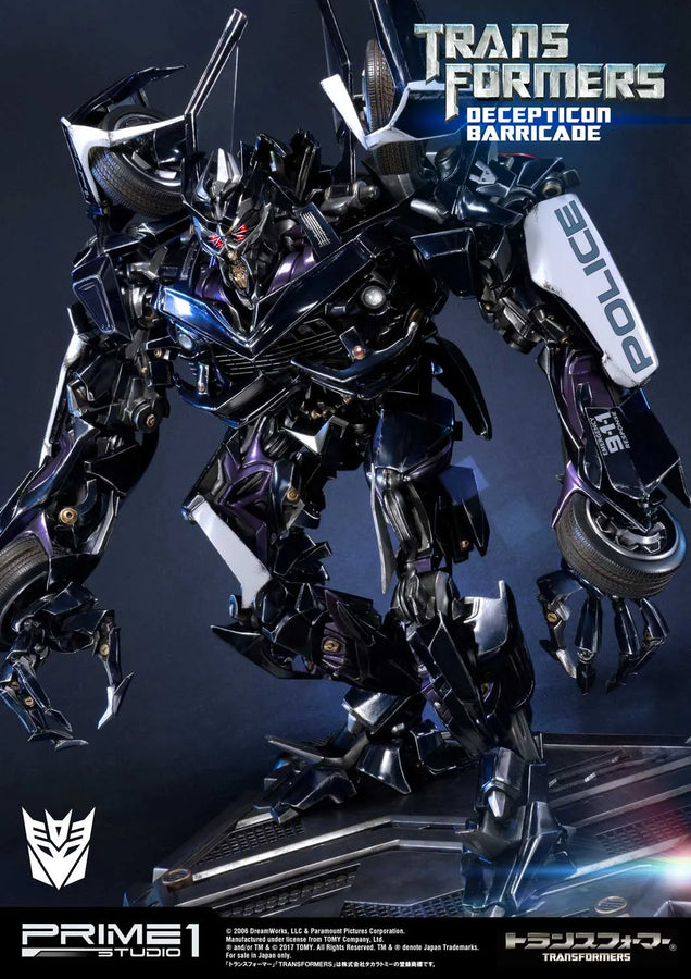 Decepticon Barricade (Regular Version) Transformers (Film) – Prime1Studio – ActionFigure Brasil