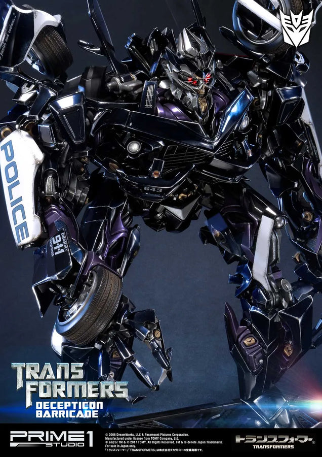 Decepticon Barricade (Regular Version) Transformers (Film) – Prime1Studio – ActionFigure Brasil